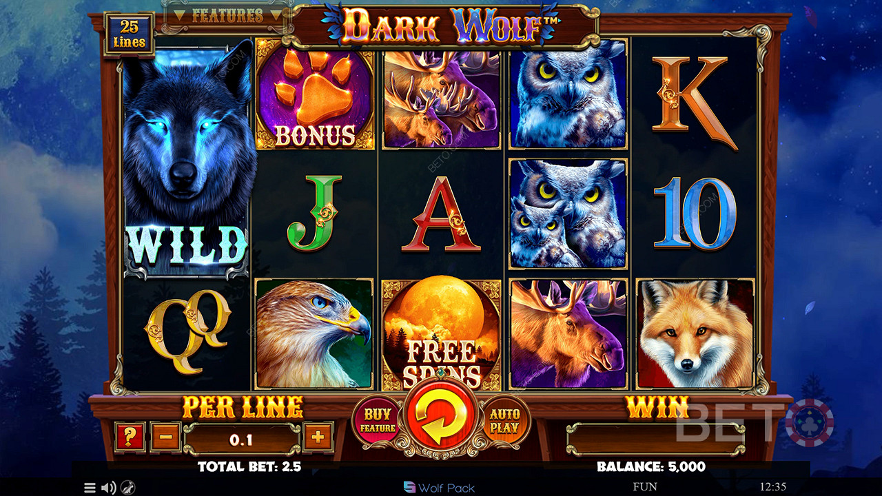 Dark Wolf Играй Безплатно