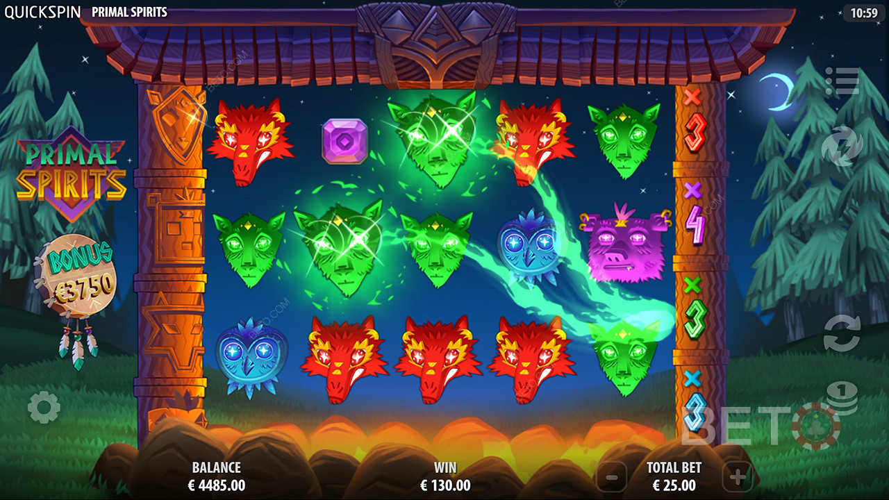 Primal Spirits Играй Безплатно