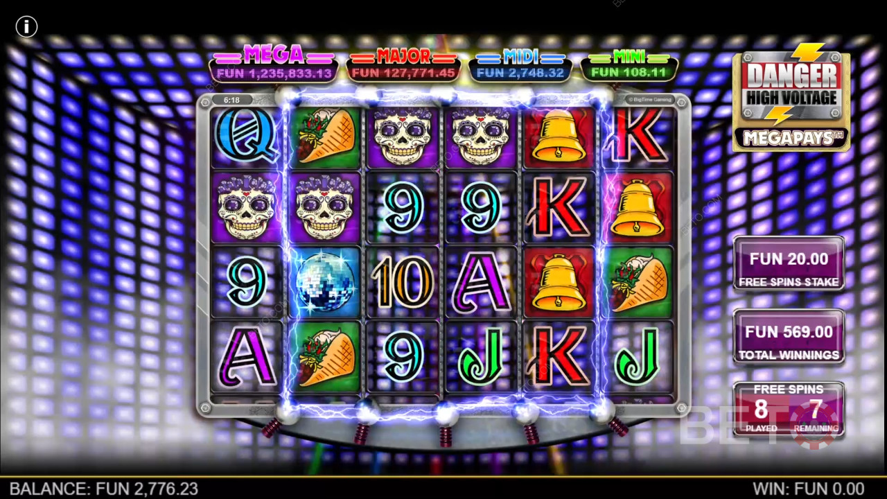 Опасност Високо напрежение Megapays Преглед от BETO Slots