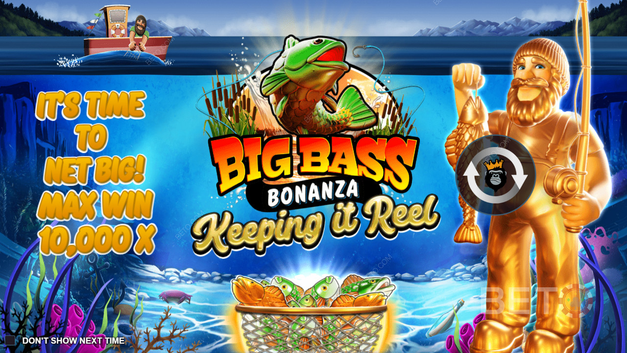 Спечелете 10 000x залога си в онлайн слота Big Bass - Keeping it Reel!