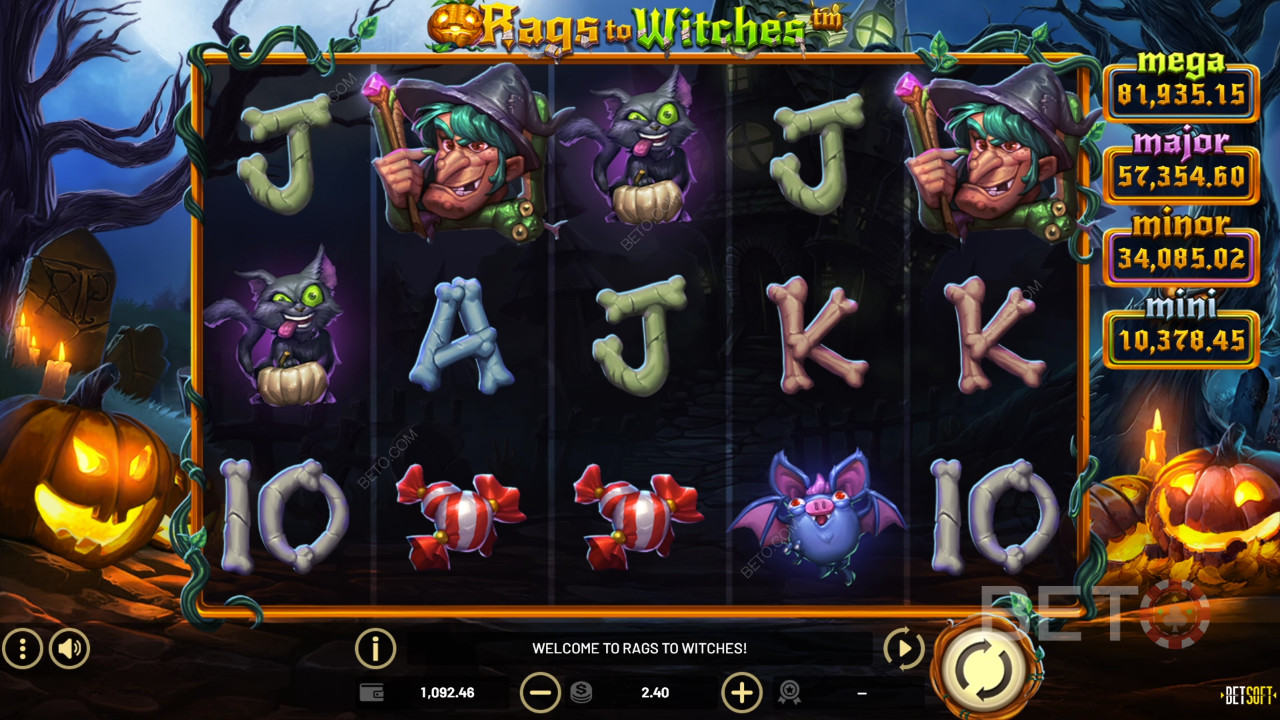 Rags to Witches Преглед от BETO Slots