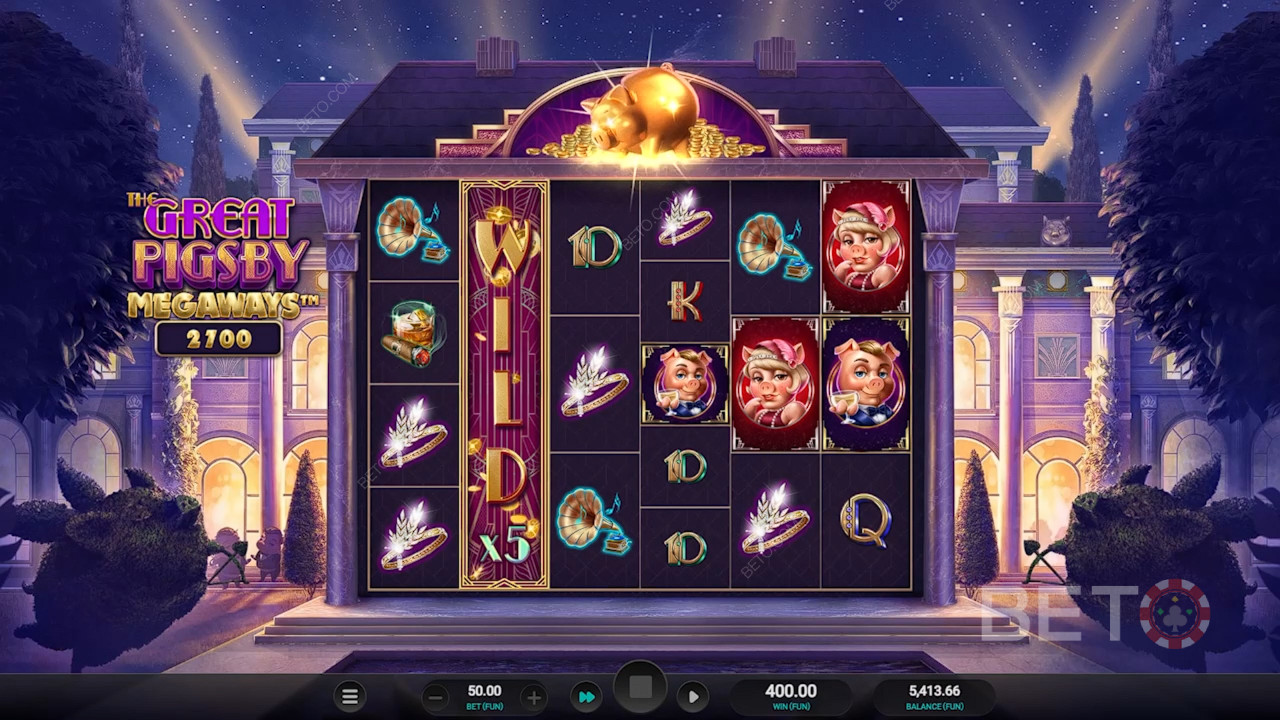 The Great Pigsby Megaways Преглед от BETO Slots