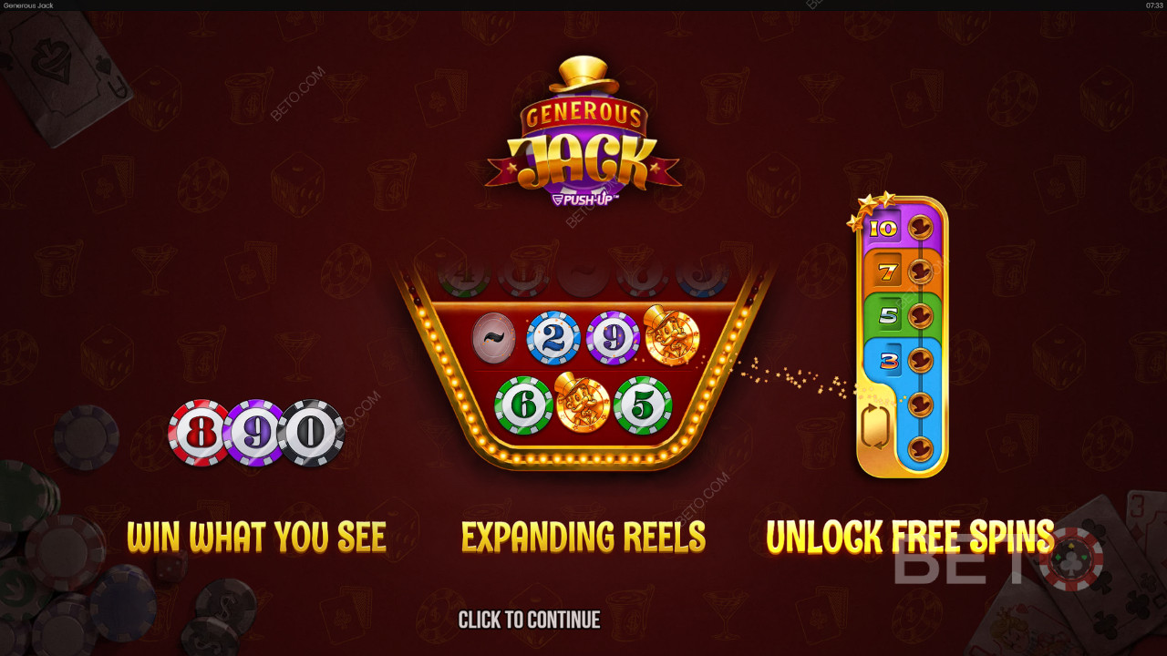 Щедър Джак Преглед от BETO Slots