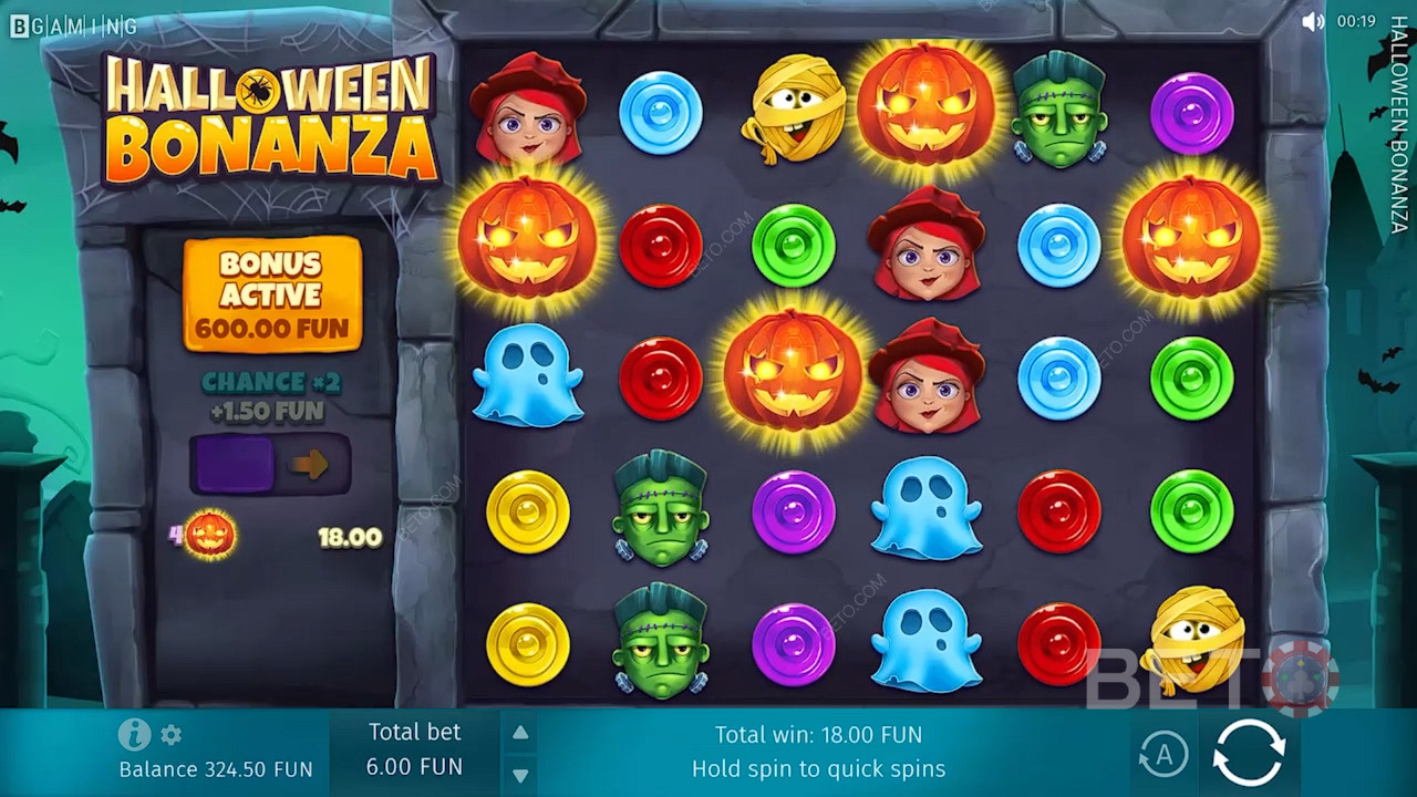 Хелоуин Bonanza Преглед от BETO Slots