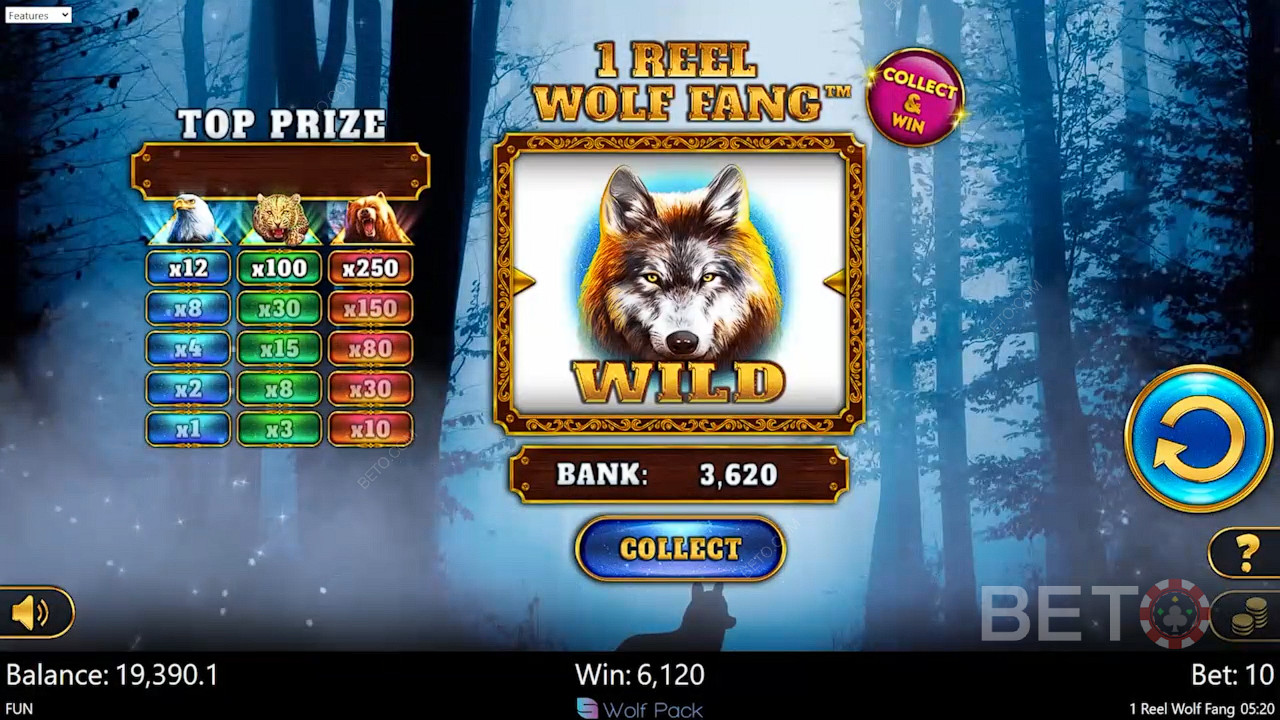 1 Reel Wolf Fang Играй Безплатно