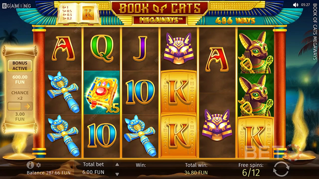 Book of Cats Megaways Играй Безплатно