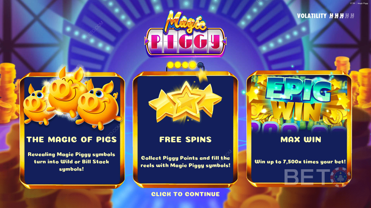 Бонус функции, обяснени в Magic Piggy от Hacksaw Gaming