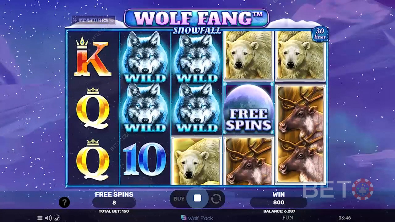 Wolf Fang Снеговалеж Преглед от BETO Slots