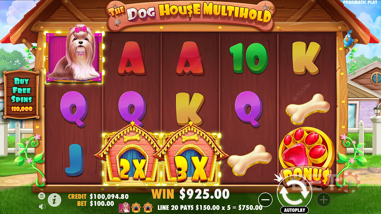 Бонус функции, обяснени в The Dog House Multihold от Pragmatic Play