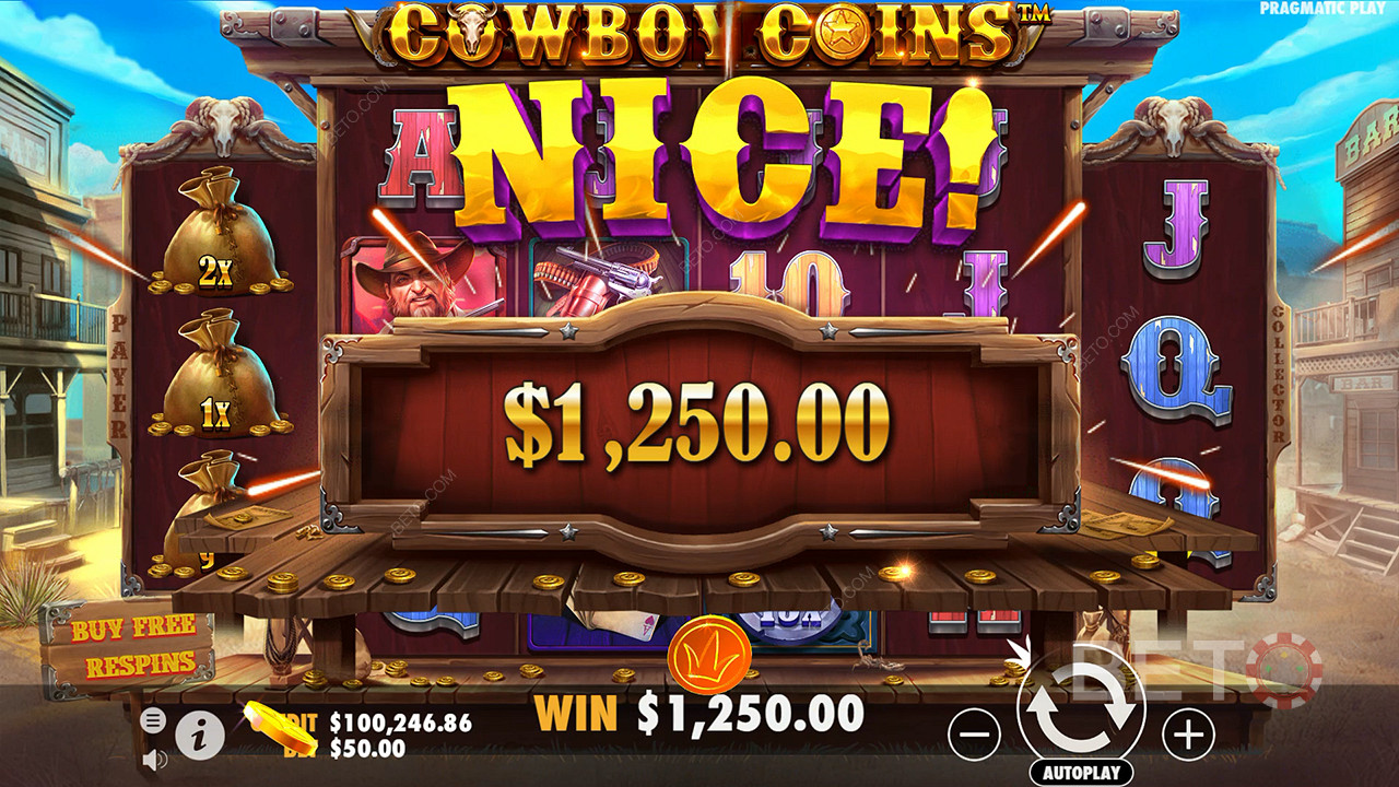 Спечелете 30 000x залога си във видео слота Cowboy Coins!