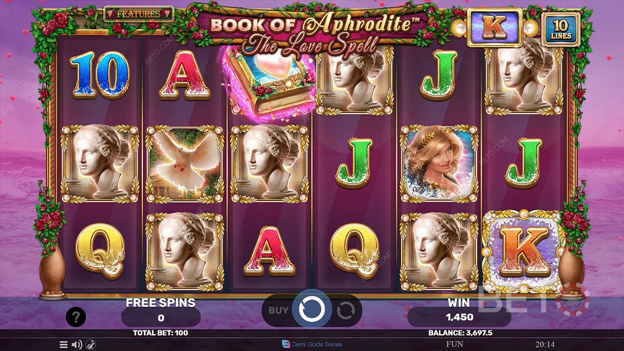 Book Of Aphrodite - The Love Spell Играй Безплатно