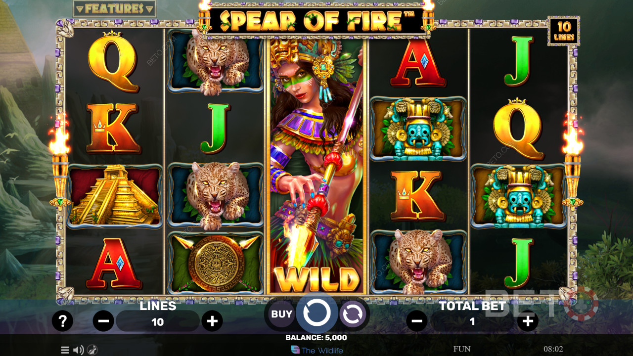 Spear Of Fire Преглед от BETO Slots