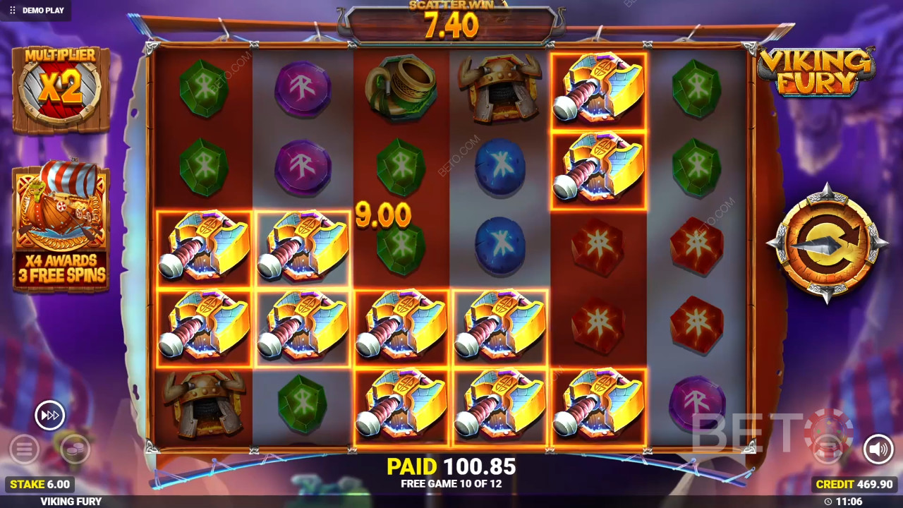 Спечелете 10 000x залога си в онлайн слота Viking Fury на Spinfinity!
