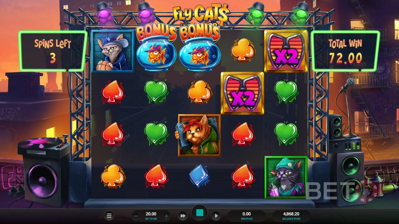 Fly Cats Dream Drop Преглед от BETO Slots