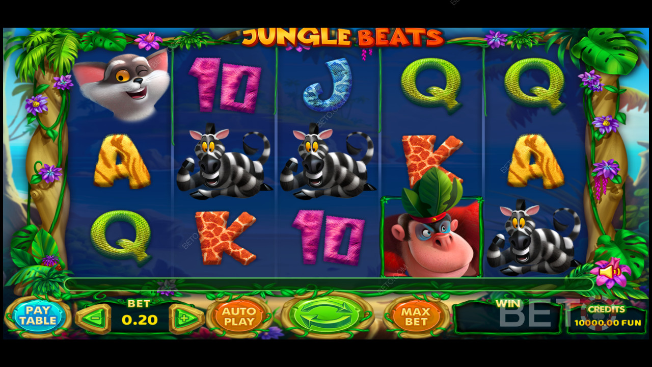 Jungle Beats Преглед от BETO Slots