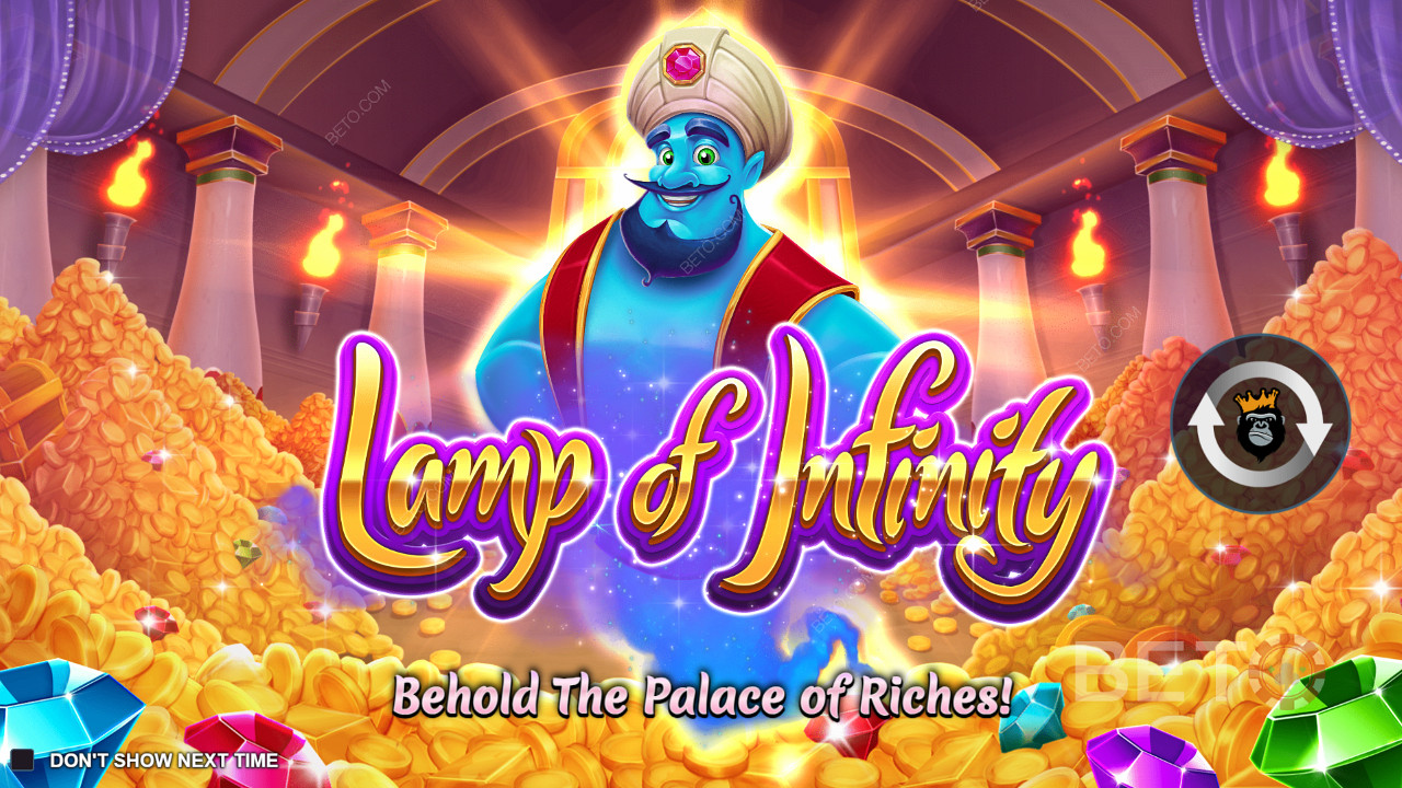 Помолете джина да изпълни желанията ви в онлайн слота Lamp of Infinity