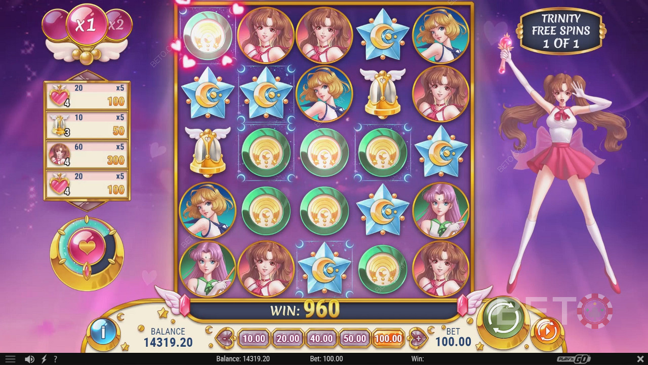 Лунна принцеса Trinity Преглед от BETO Slots