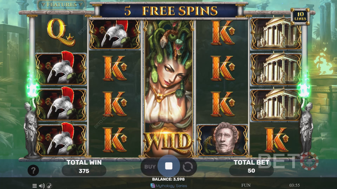 История на Medusa II Преглед от BETO Slots