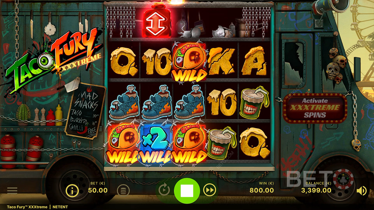 Taco Fury XXXtreme Преглед от BETO Slots