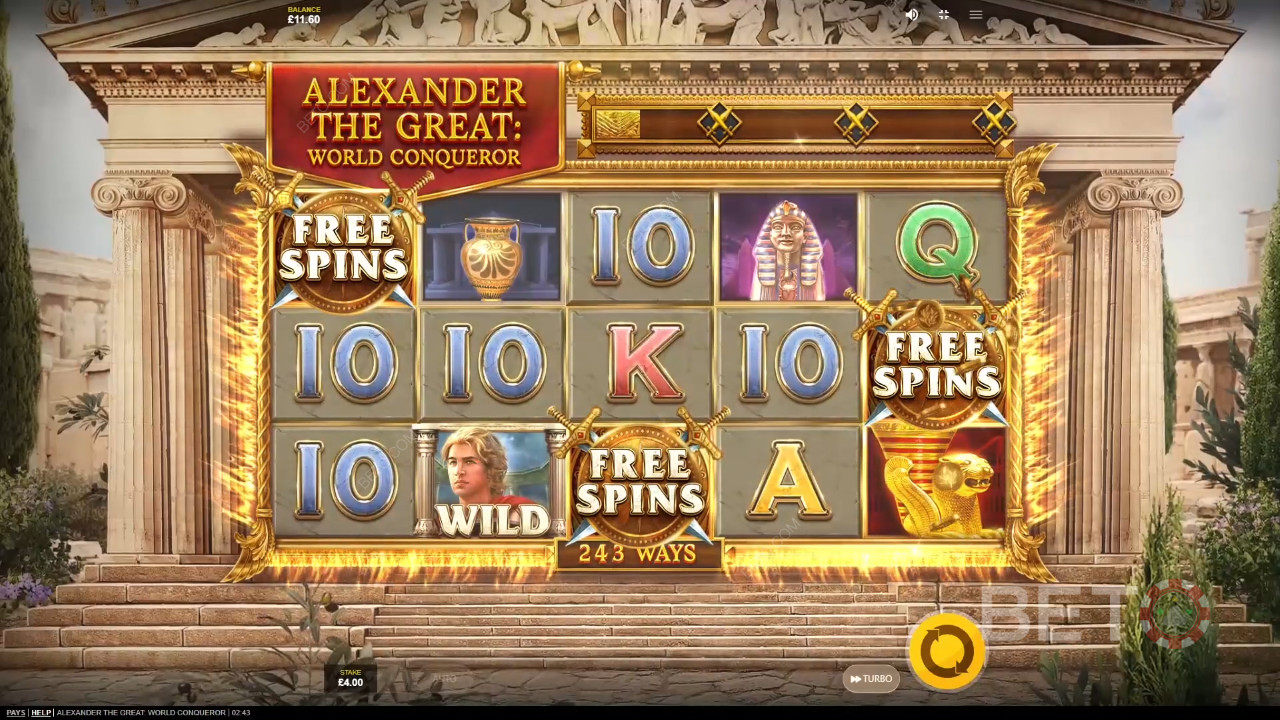 Александър Велики World Conqueror Преглед от BETO Slots