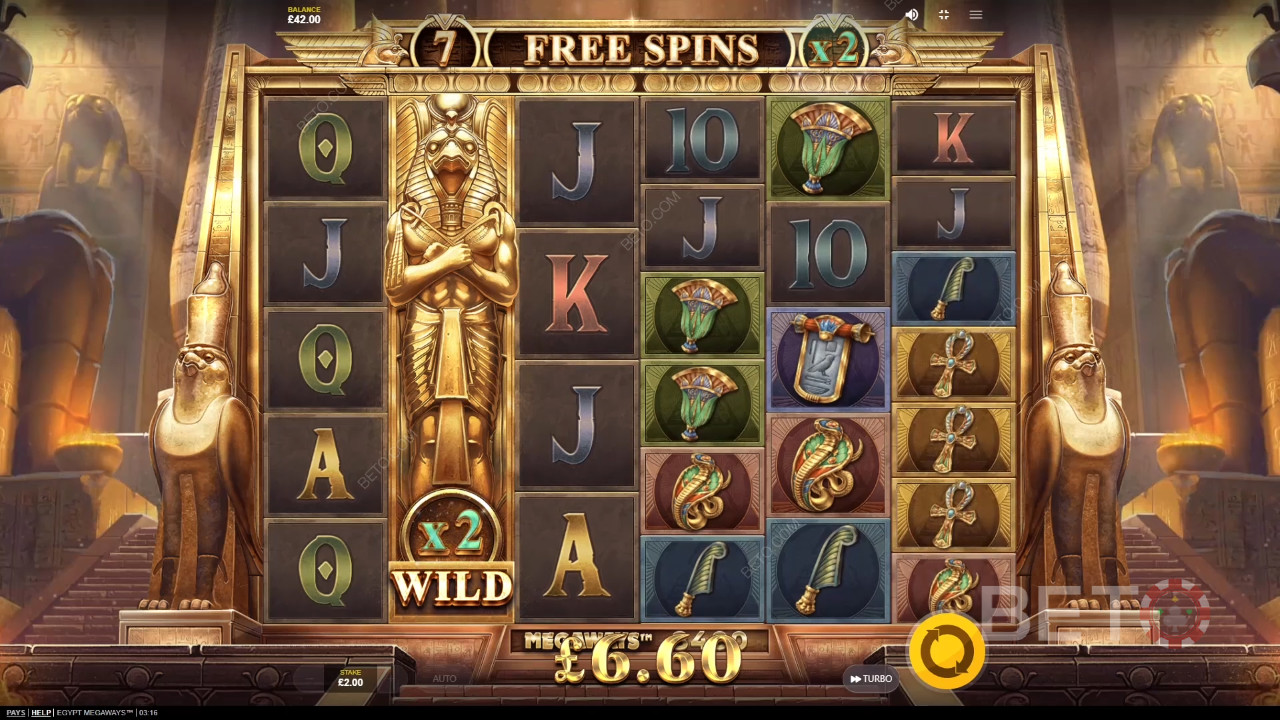 Египет Megaways Преглед от BETO Slots