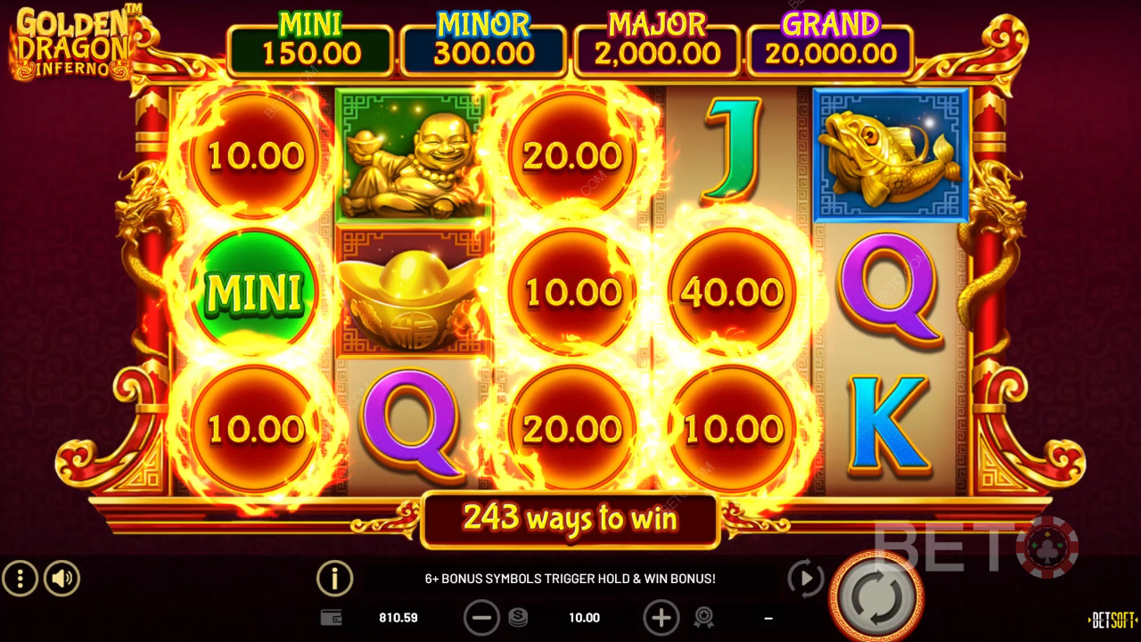 Golden Dragon Inferno Преглед от BETO Slots
