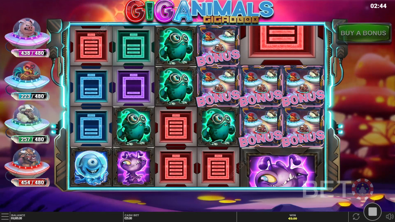 Giganimals Gigablox Преглед от BETO Slots