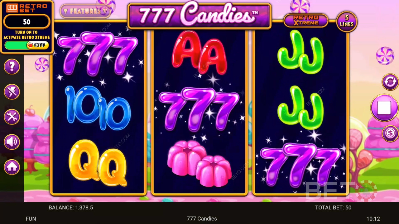 777 бонбони Преглед от BETO Slots