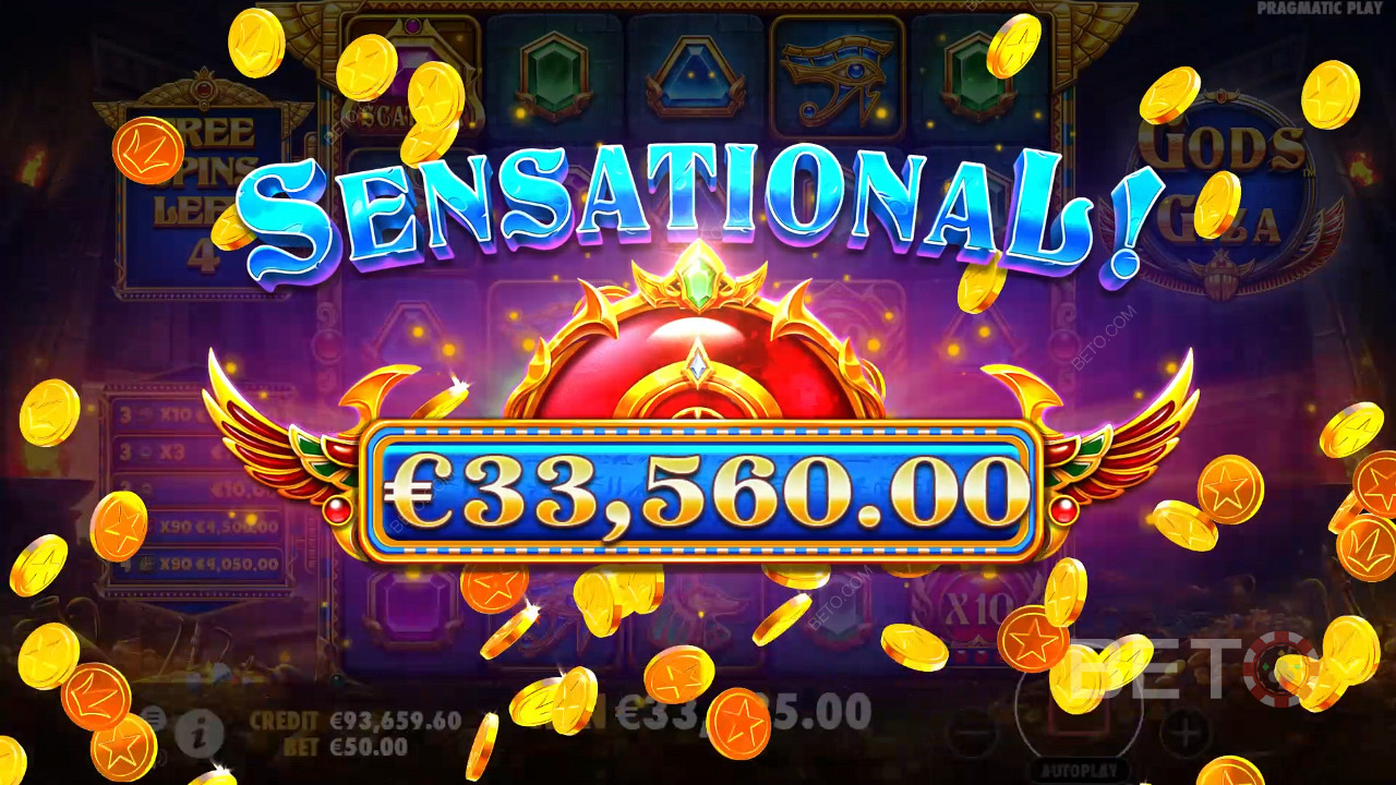 Спечелете 5 000x залога си в слот машината Gods of Giza!