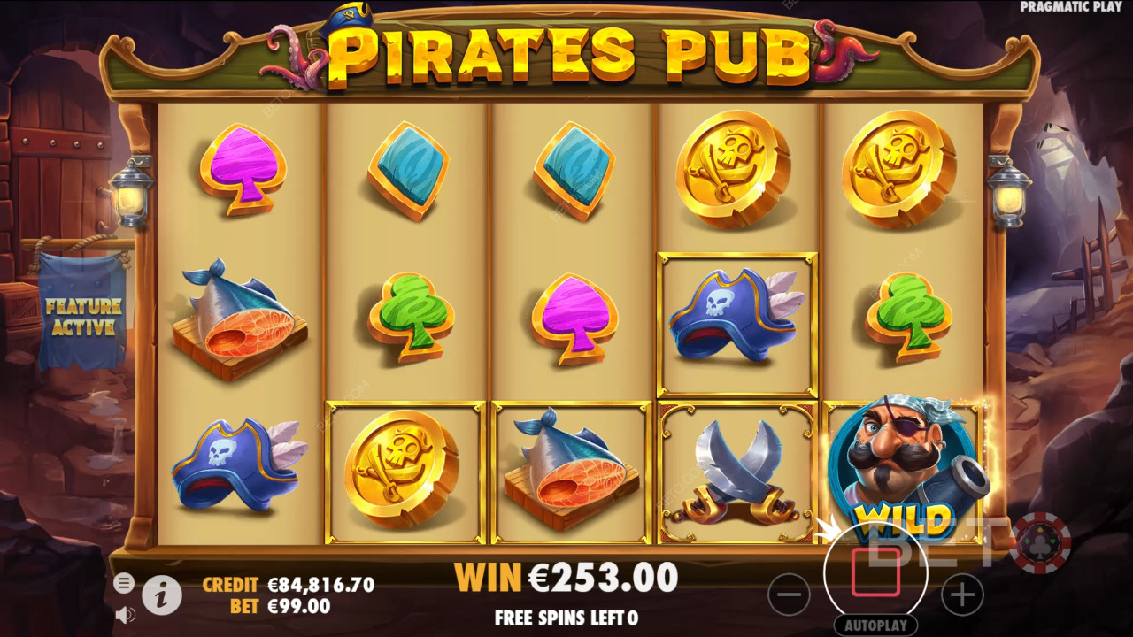 Бонус функции, обяснени в Pirates Pub от Pragmatic Play