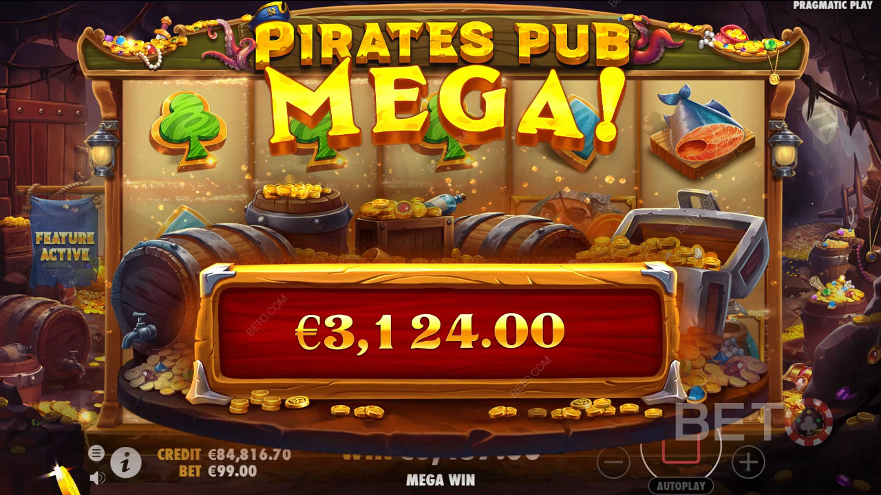 Спечелете 5 000x залога си във видео слота Pirates Pub!