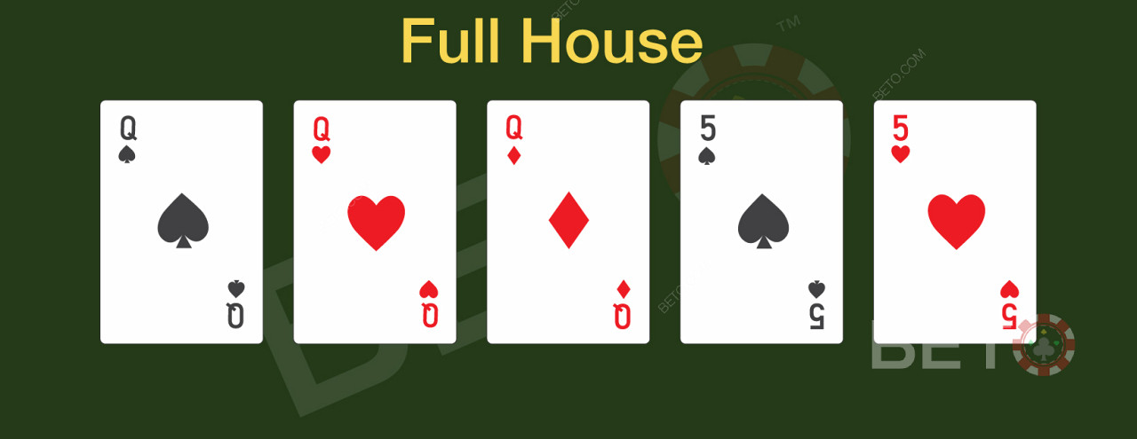 Фул хаус е добра покер ръка в онлайн покера