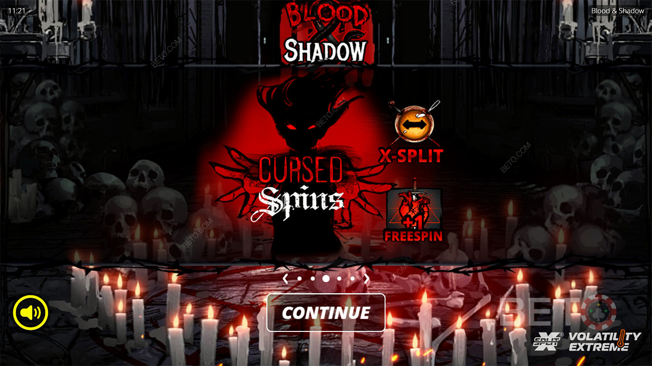 Спечелете 6,666x залога си във видео слота Blood and Shadow!