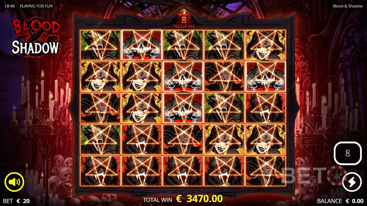 Кръв и сянка Преглед от BETO Slots