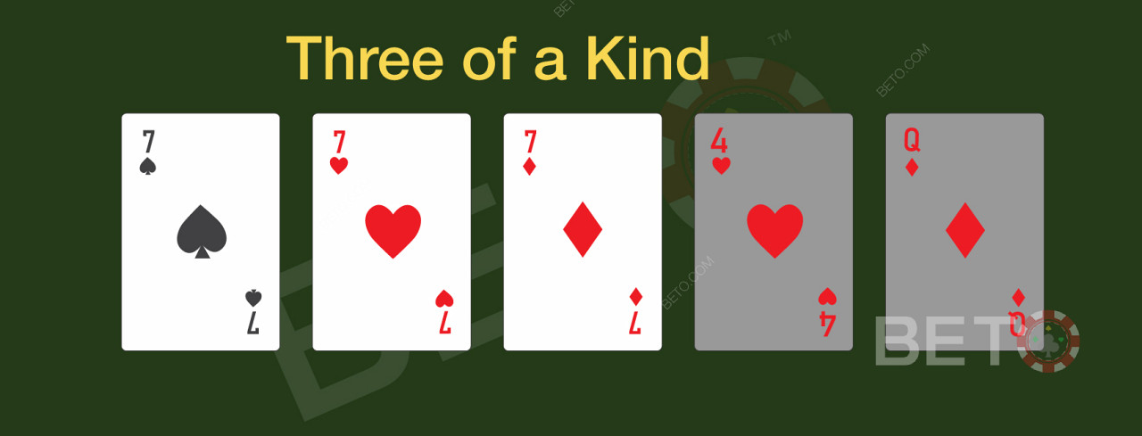 Тройка от вида в онлайн покера