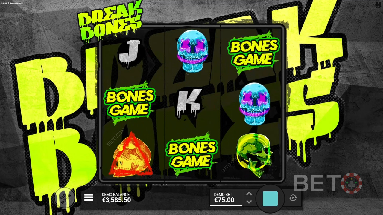 Break Bones Преглед от BETO Slots