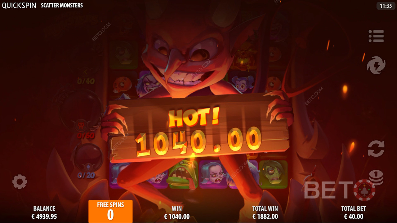 Преглед на Scatter Monsters от BETO Slots