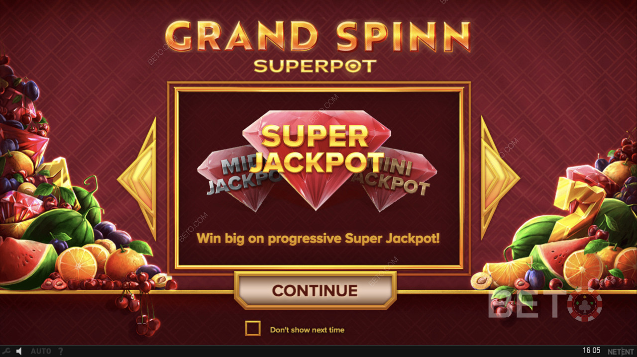 Прогресивният суперджакпот се задейства в Grand Spinn Superpot