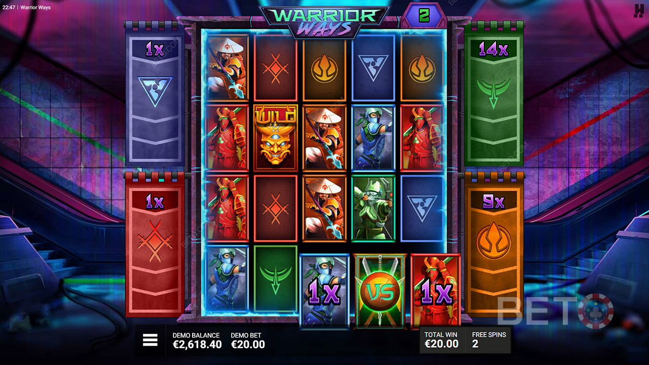 Warrior Начини Преглед от BETO Slots
