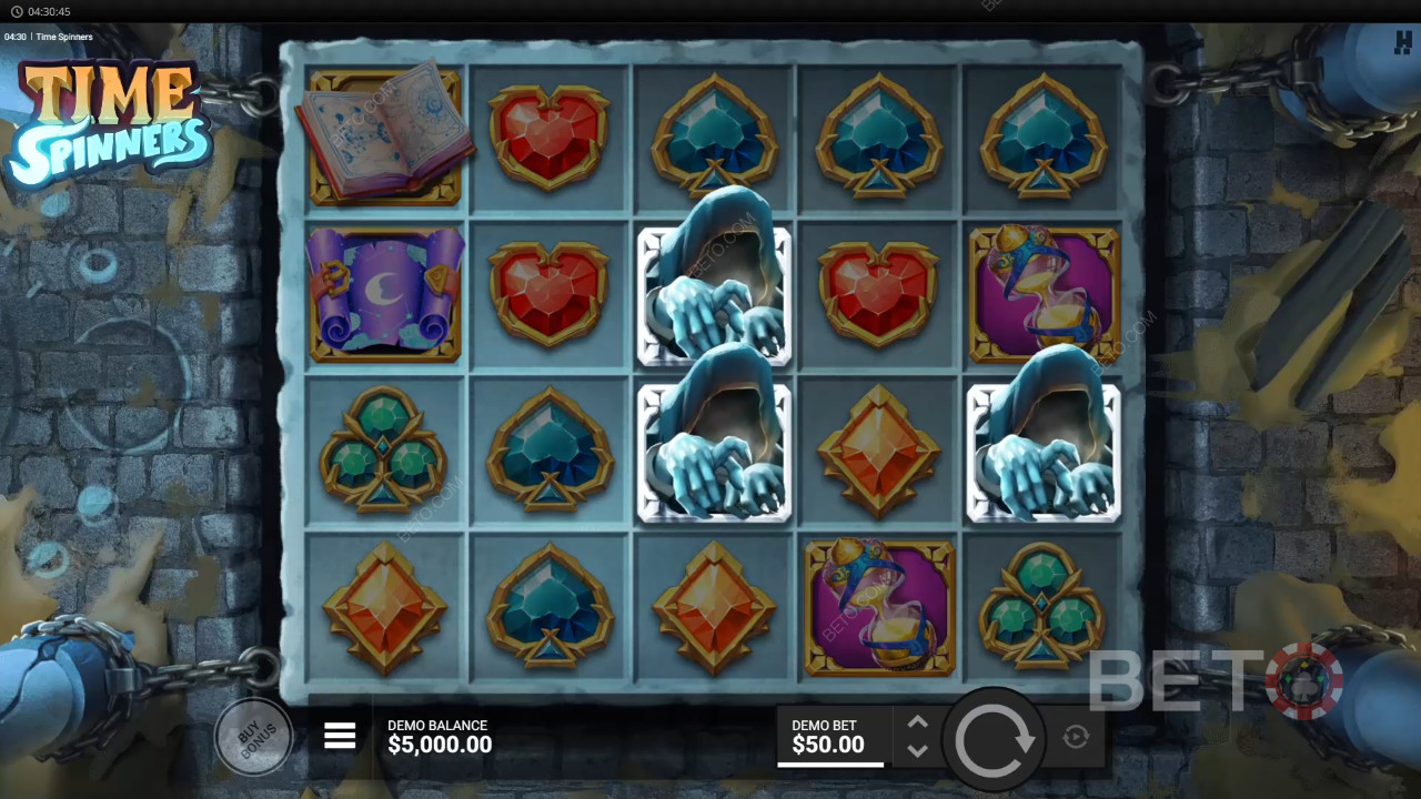 Време Spinners Преглед от BETO Slots