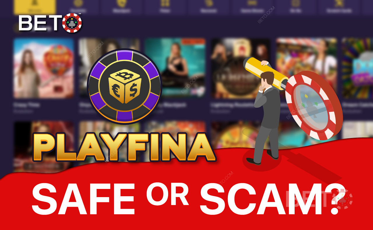 Playfina Casino - Безопасно ли е или е измама?