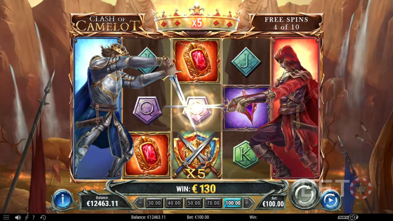 Сблъсъкът на Камелот Преглед от BETO Slots