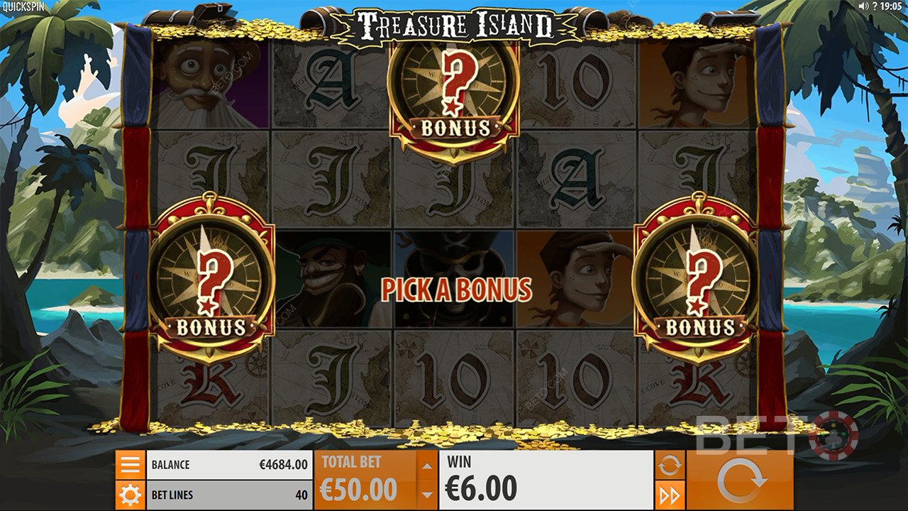 Островът на съкровищата Преглед от BETO Slots
