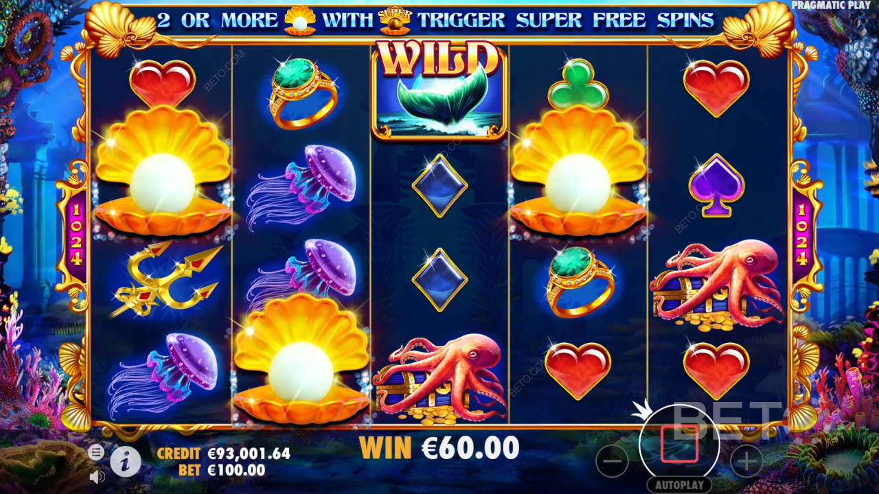 Преглед на Queen of Atlantis от BETO Slots