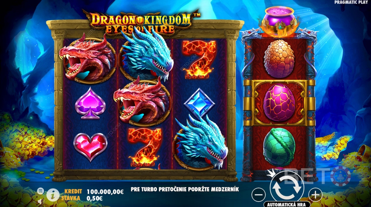Dragon Kingdom Eyes of Fire Видео слот