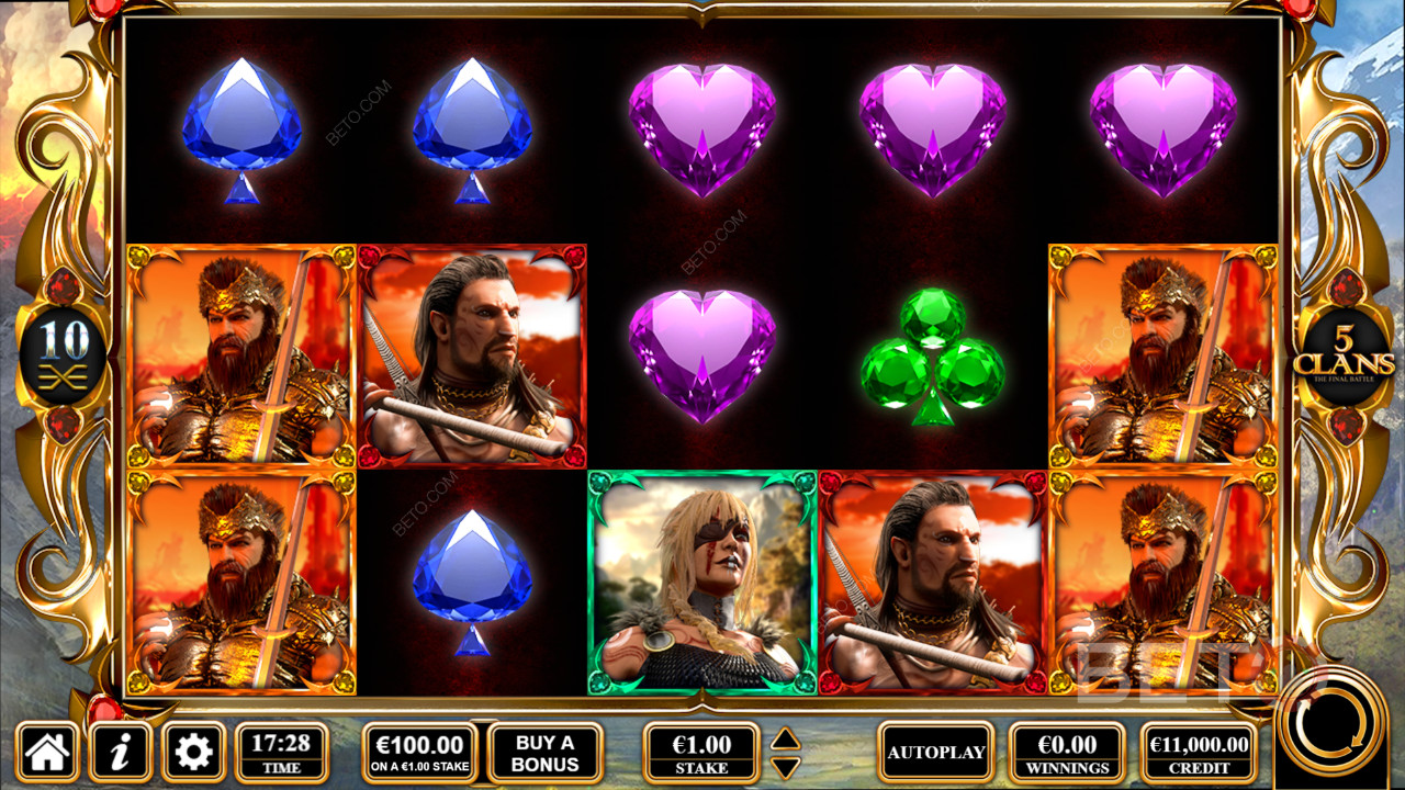 5 Clans Преглед от BETO Slots
