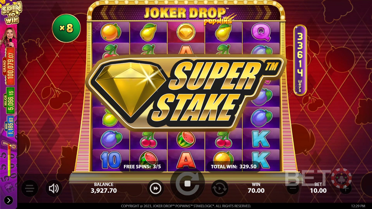 Joker Drop PopWins Играй Безплатно