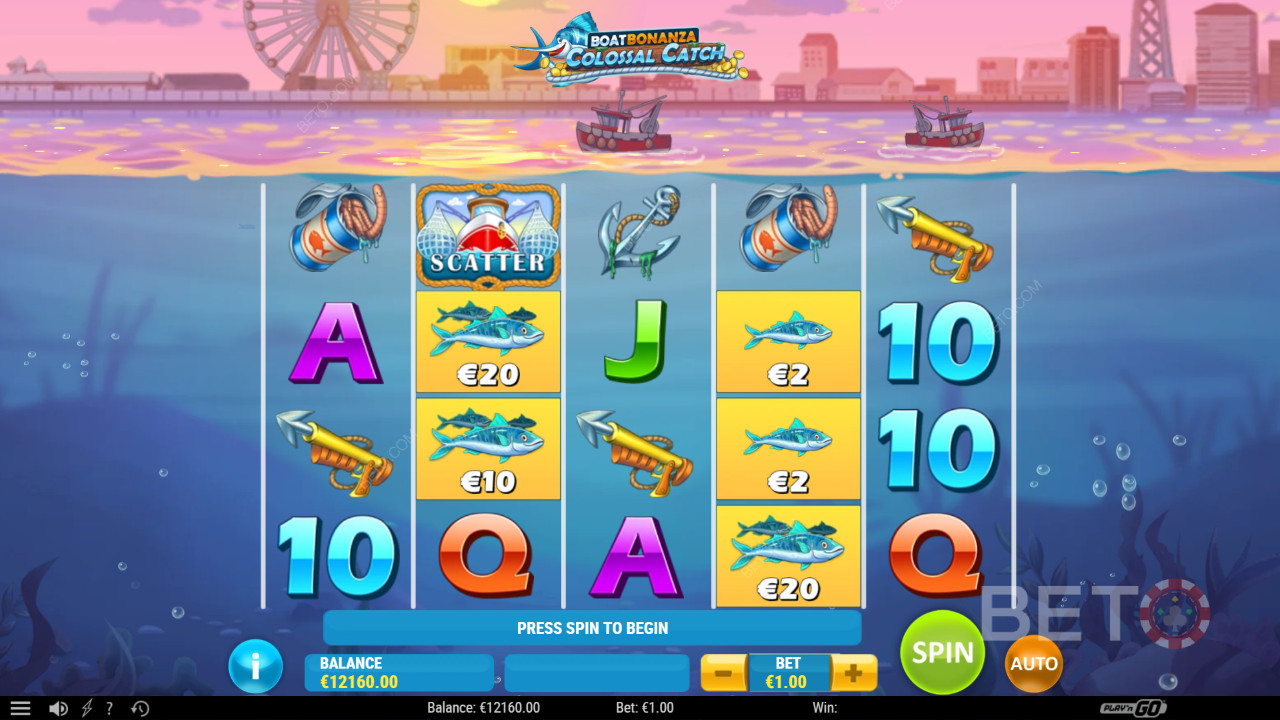 Преглед на лодка Bonanza Colossal Catch от BETO Slots