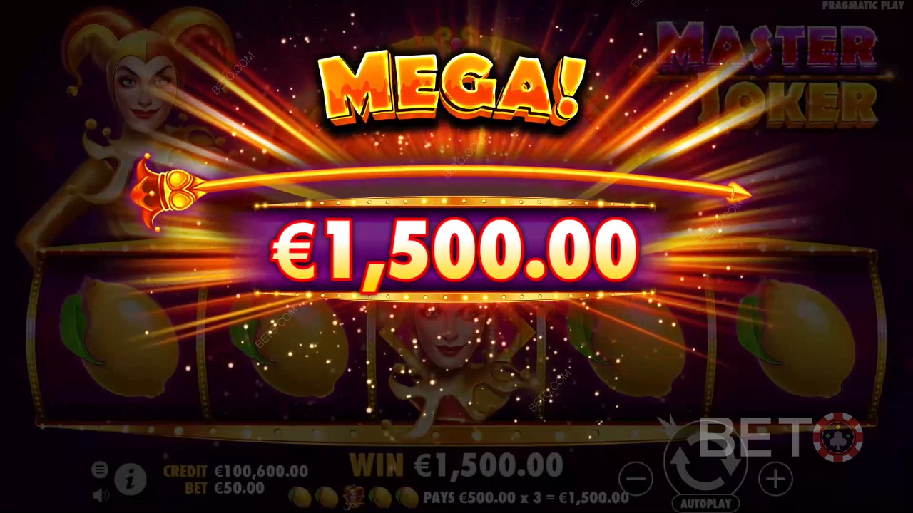 Спечелете 10 000x залога си в слот машината Master Joker!