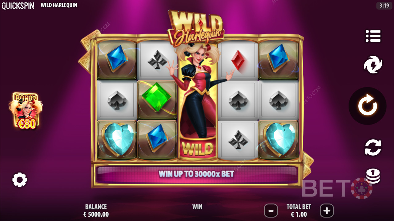 Wild Harlequin Преглед от BETO Slots